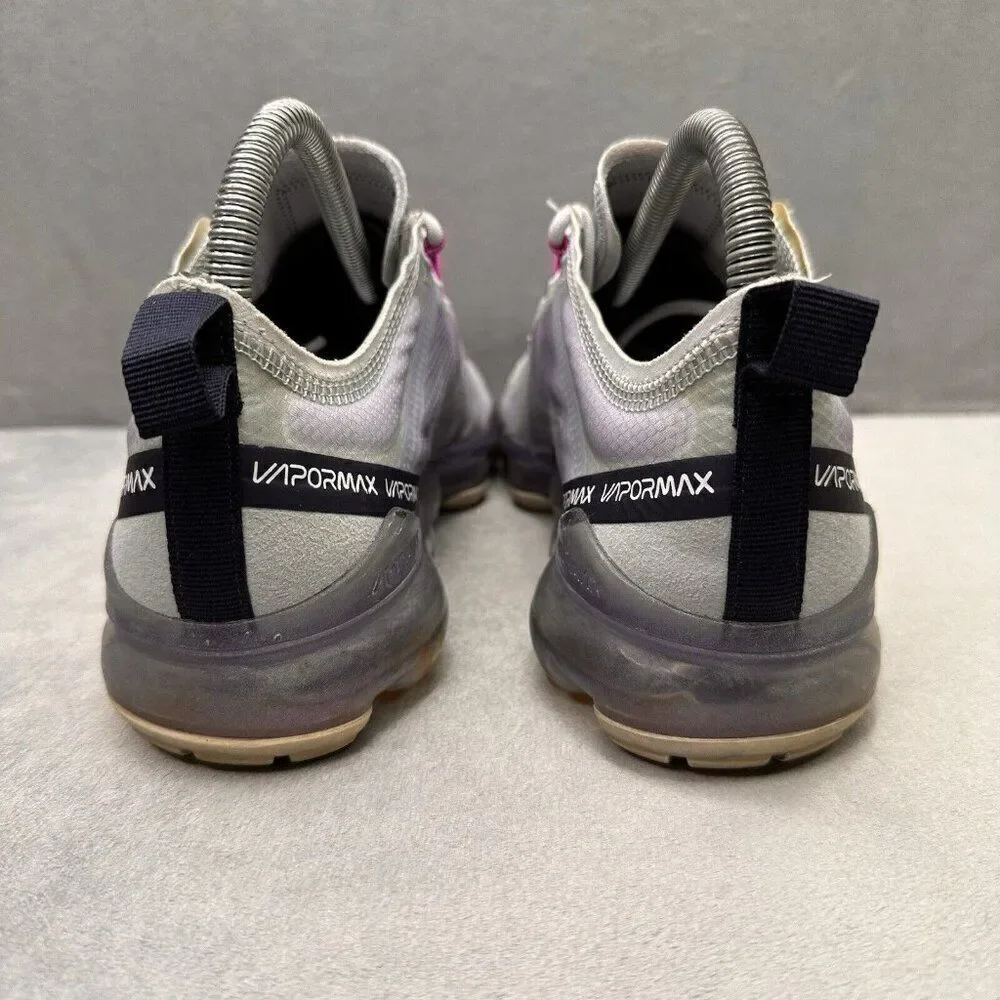 Nike Vapormax White and Pink Athletic Shoes - Picture 4 of 8